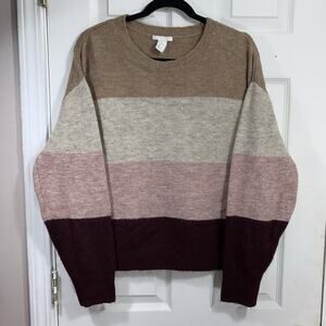 H&M Womens Knit Ombre Sweater M